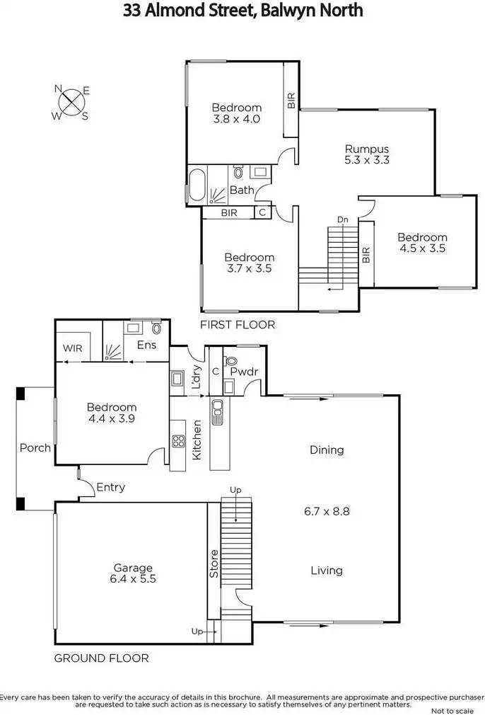 Floorplan of Homely house listing, 33 Almond Street, Balwyn North VIC 3104