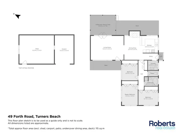 Floorplan of Homely house listing, 49 Forth Road, Turners Beach TAS 7315