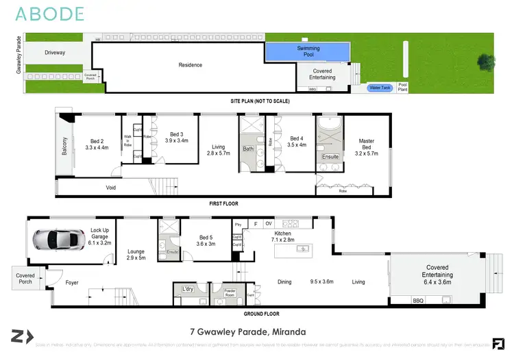 Floorplan of Homely house listing, 7B Gwawley Parade, Miranda NSW 2228