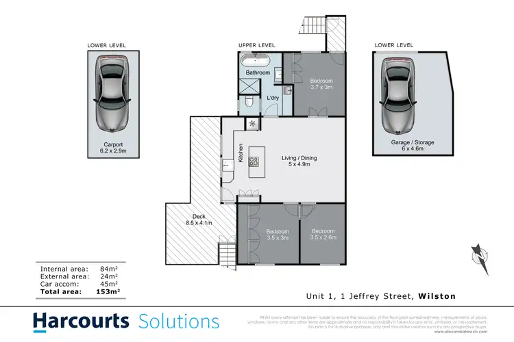 Floorplan of Homely unit listing, 1/1 Jeffery Street, Wilston QLD 4051