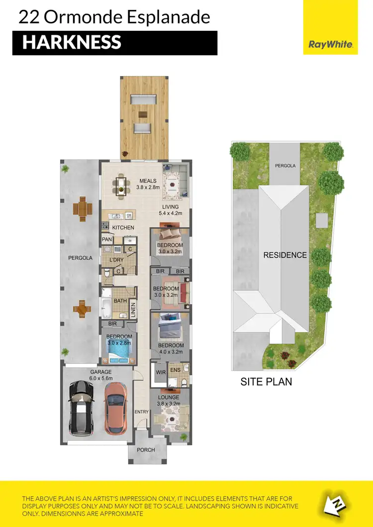 Floorplan of Homely house listing, 22 Ormonde Esplanade, Harkness VIC 3337