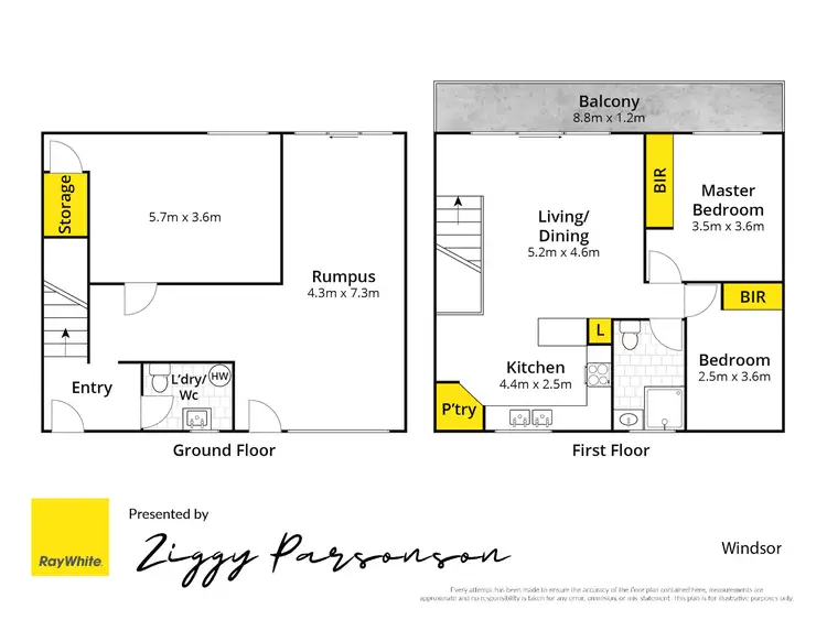 Floorplan of Homely semi-detached listing, 1/55 James Meehan Street, Windsor NSW 2756