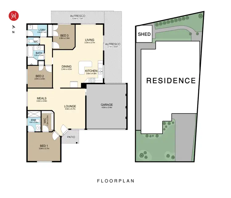 Floorplan of Homely house listing, 60 Gabriella Avenue, Cecil Hills NSW 2171