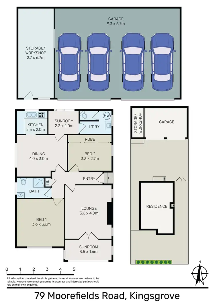 Floorplan of Homely house listing, 79 Moorefields Road, Kingsgrove NSW 2208
