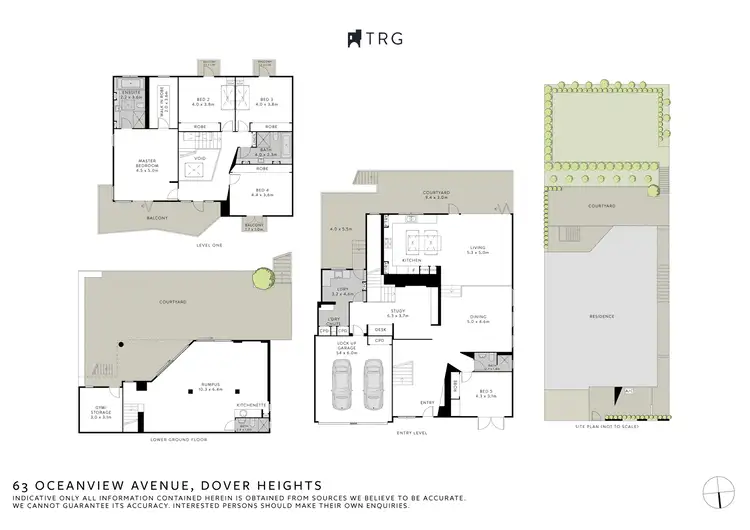 Floorplan of Homely house listing, 63 Oceanview Avenue, Dover Heights NSW 2030