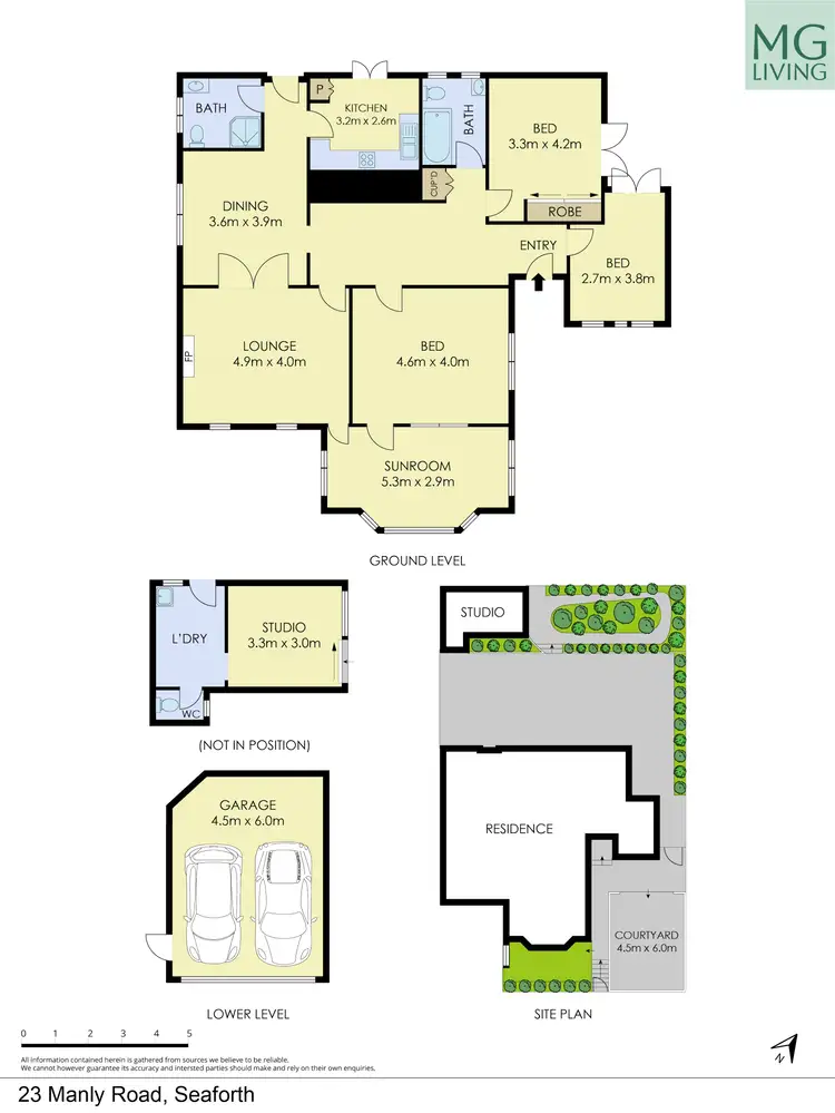 Floorplan of Homely house listing, 23 Manly Road, Seaforth NSW 2092