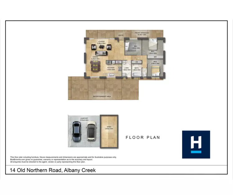 Floorplan of Homely house listing, 14 Old Northern Road, Albany Creek QLD 4035