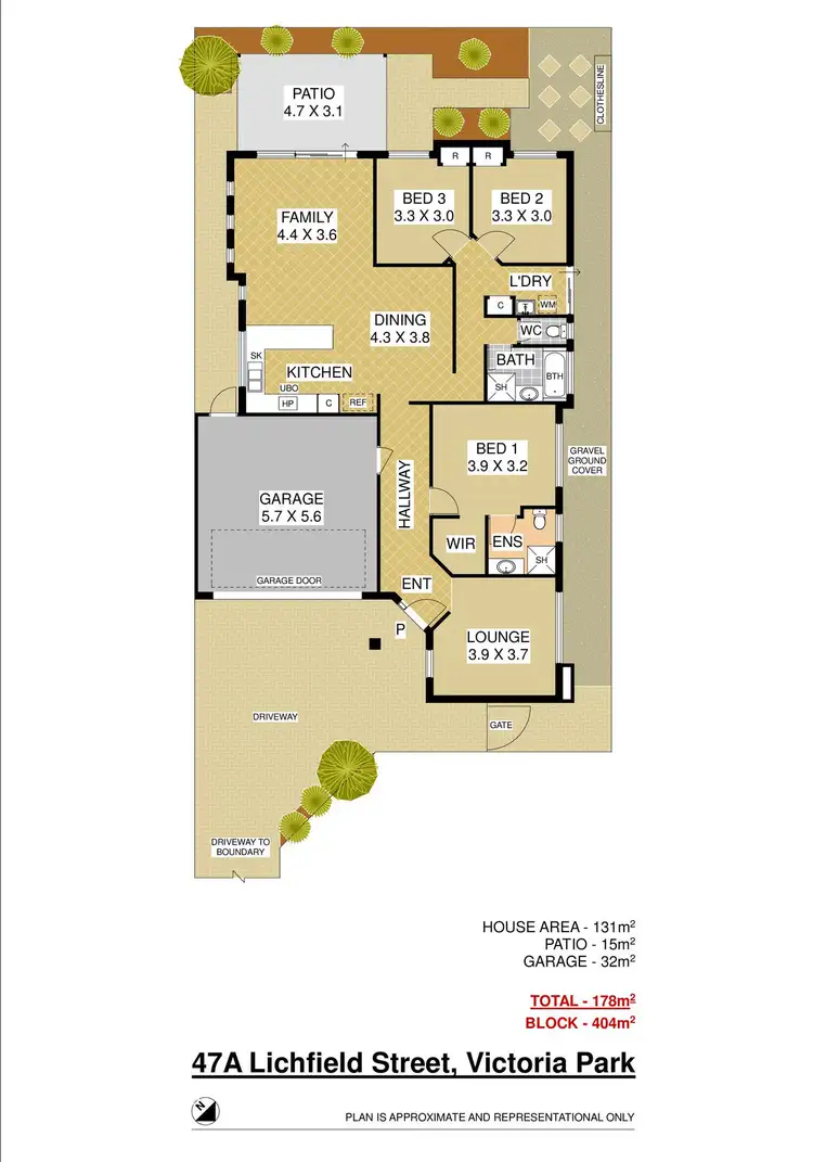 Floorplan of Homely house listing, 47A Lichfield Street, Victoria Park WA 6100