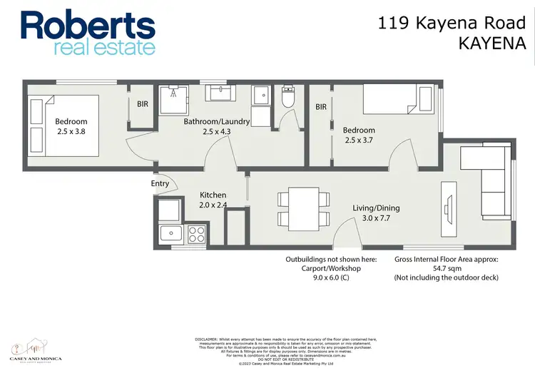 Floorplan of Homely house listing, 119 Kayena Road, Kayena TAS 7270