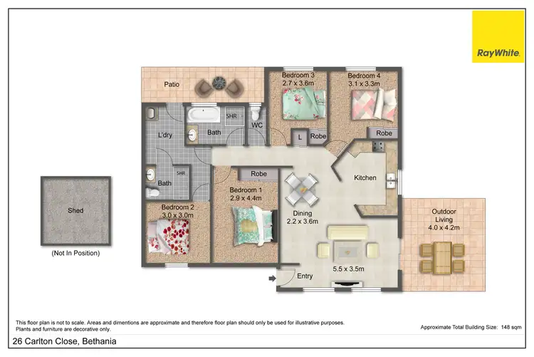 Floorplan of Homely house listing, 26 Carlton Close, Bethania QLD 4205