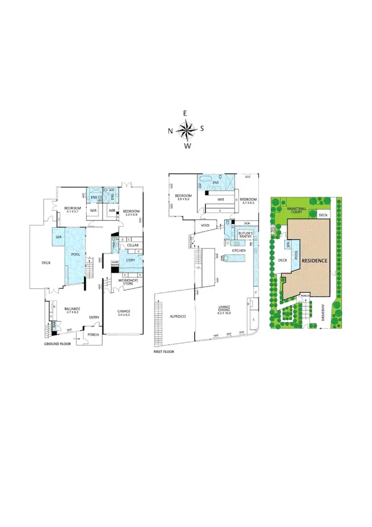 Floorplan of Homely house listing, 18 Walmer Street, Kew VIC 3101