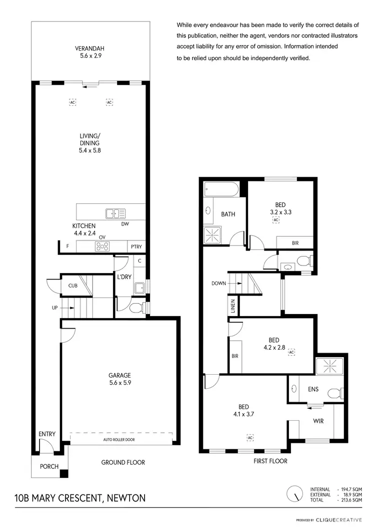 Floorplan of Homely house listing, 10b Mary Crescent, Newton SA 5074
