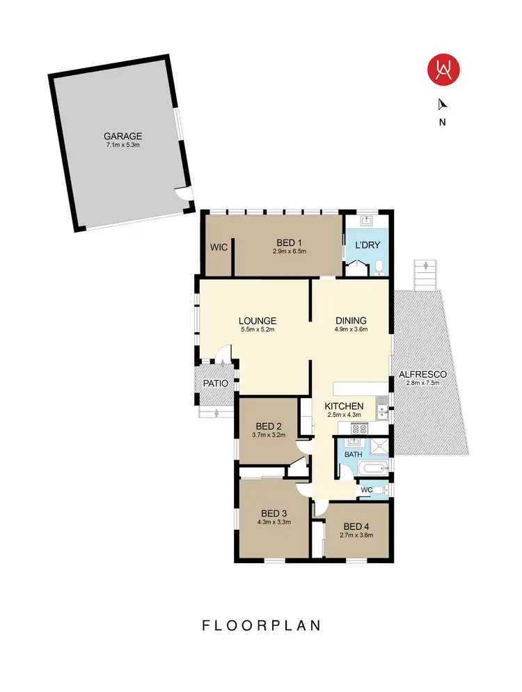 Floorplan of Homely house listing, 17 Duncansby Crescent, St Andrews NSW 2566