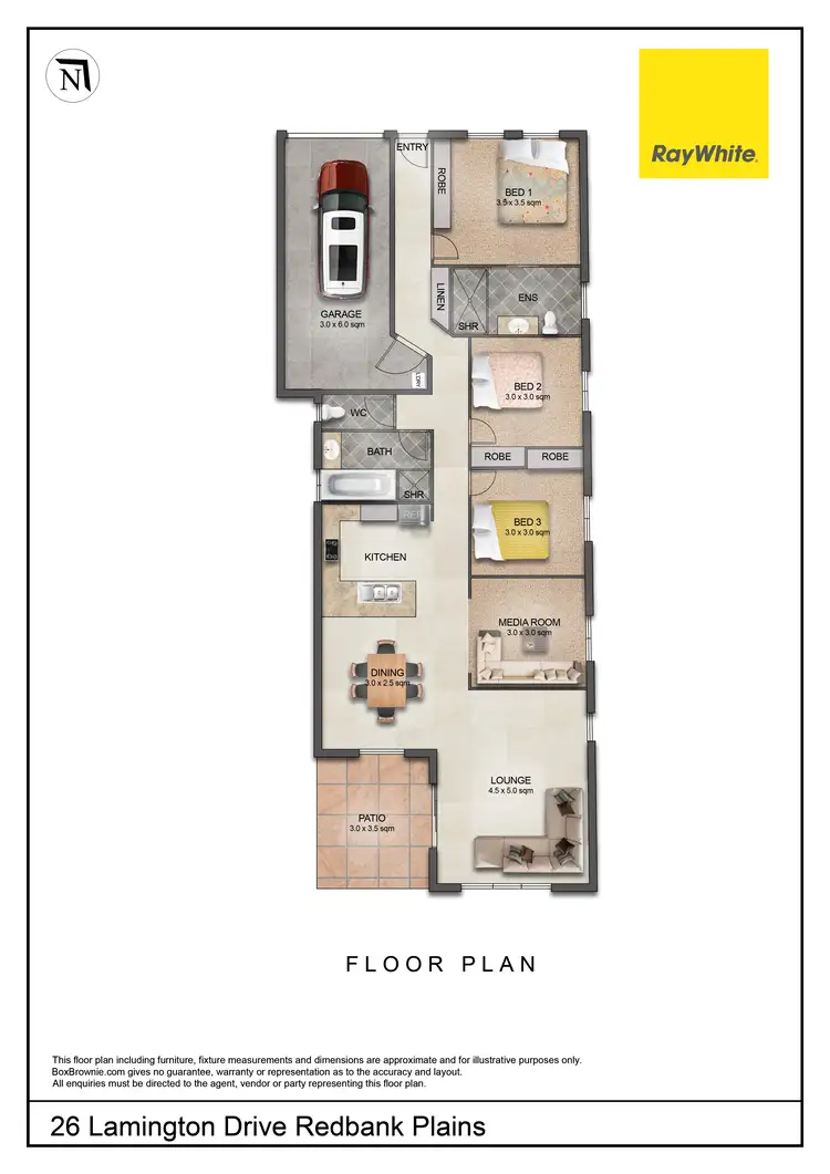 Floorplan of Homely house listing, 26 Lamington Drive, Redbank Plains QLD 4301
