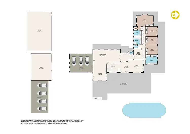 Floorplan of Homely rural property listing, 38-44 Sheredan Road, Castlereagh NSW 2749
