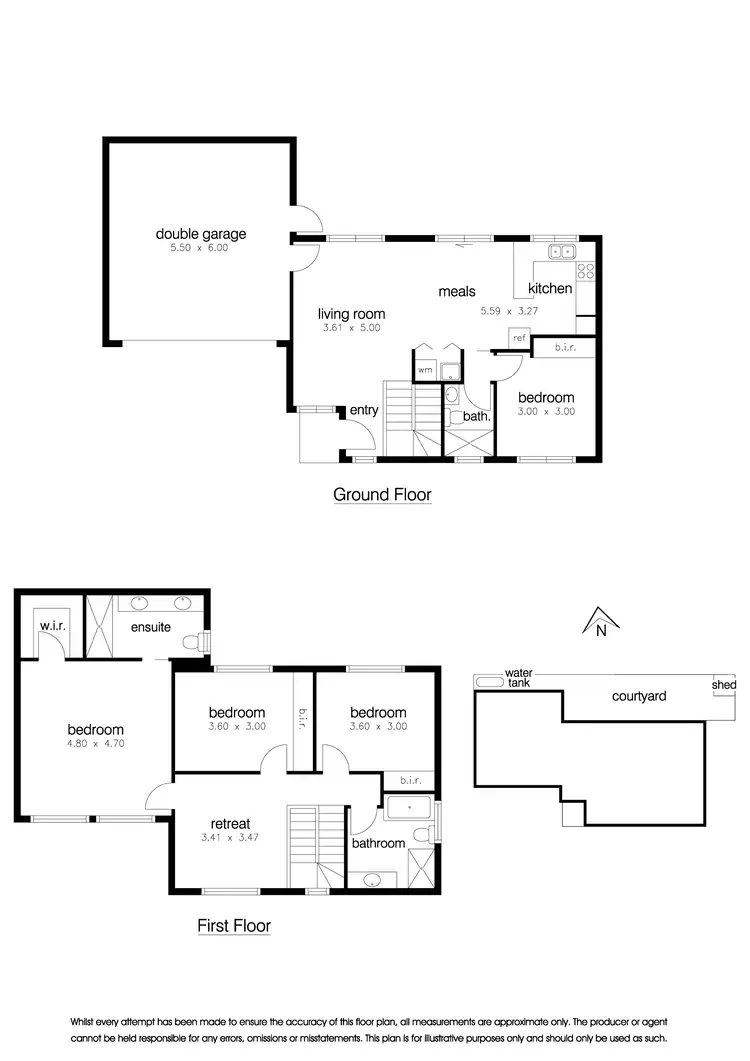 Floorplan of Homely townhouse listing, 2/24 Thorpe Street, Newport VIC 3015