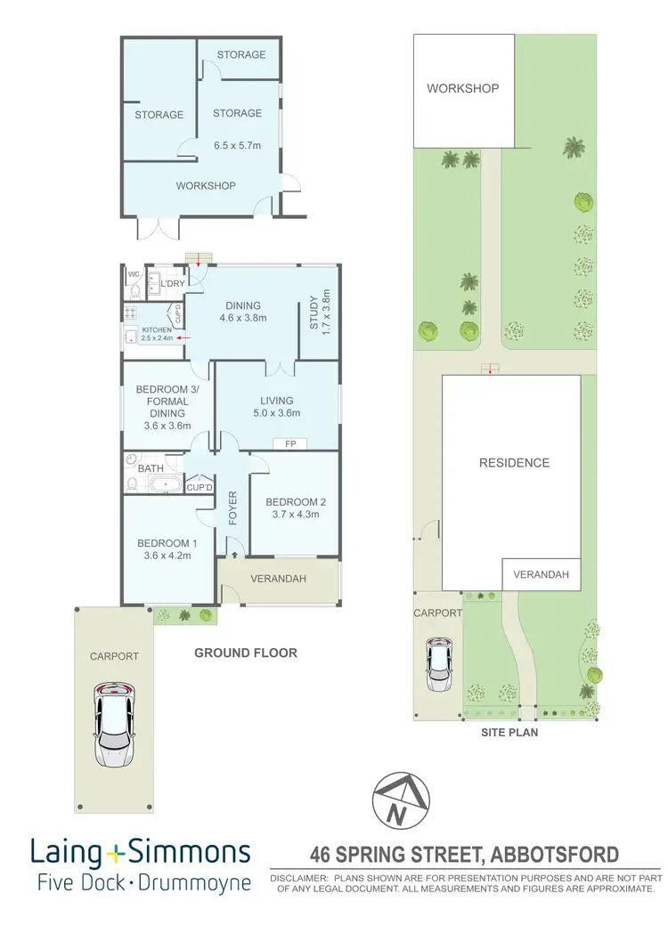 Floorplan of Homely house listing, 46 Spring Street, Abbotsford NSW 2046
