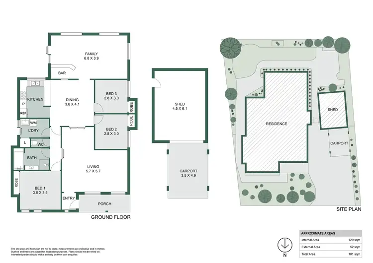 Floorplan of Homely house listing, 62 Hossack Avenue, Parkwood WA 6147