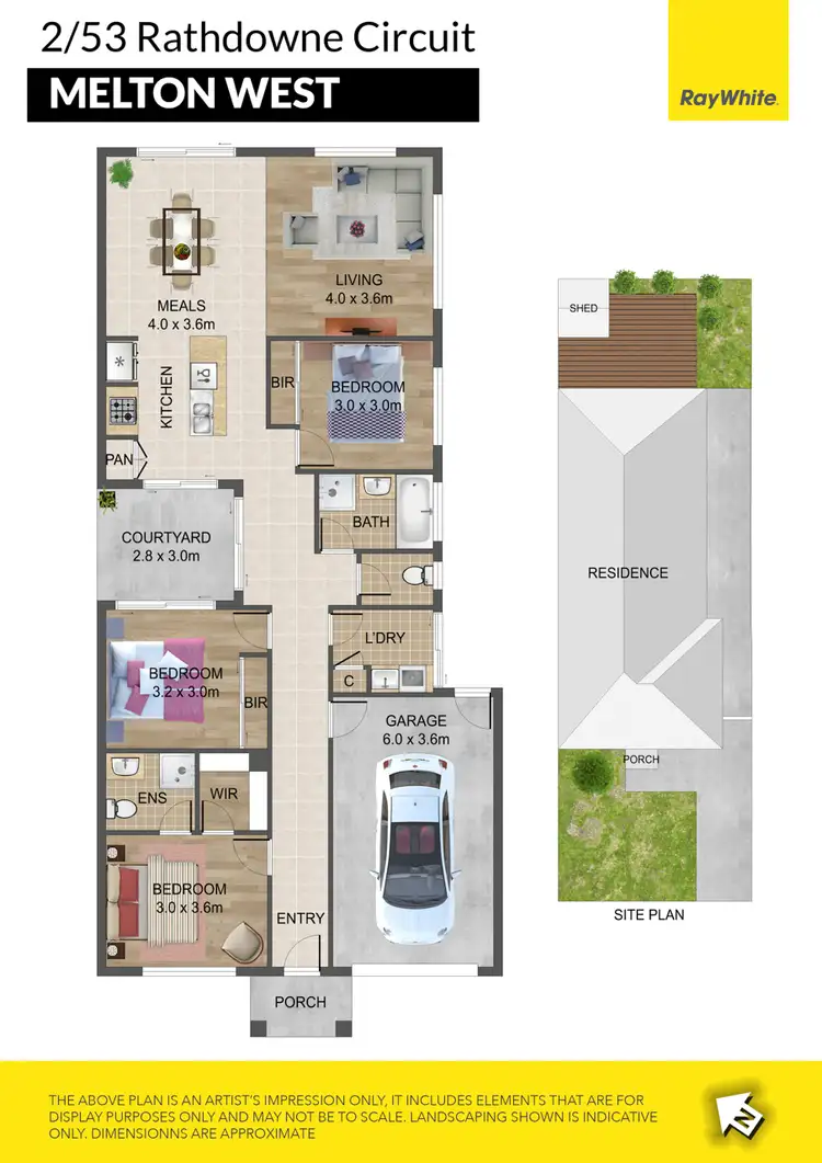 Floorplan of Homely house listing, 2/53 Rathdowne Circuit, Melton West VIC 3337