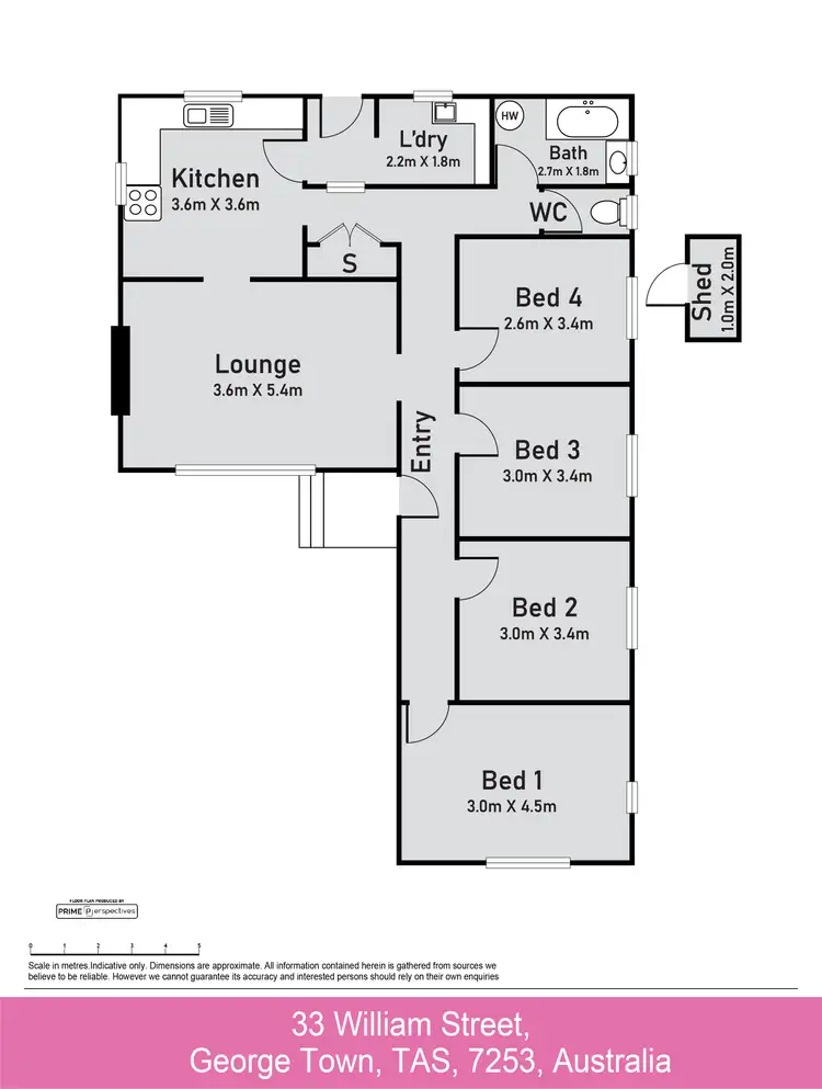 Floorplan of Homely house listing, 33 William Street, George Town TAS 7253