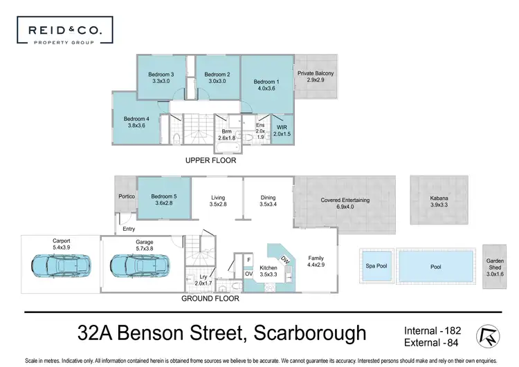 Floorplan of Homely house listing, 32A Benson Street, Scarborough QLD 4020