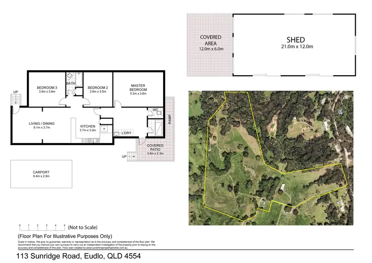 Floorplan of Homely house listing, 113 Sunridge Road, Eudlo QLD 4554