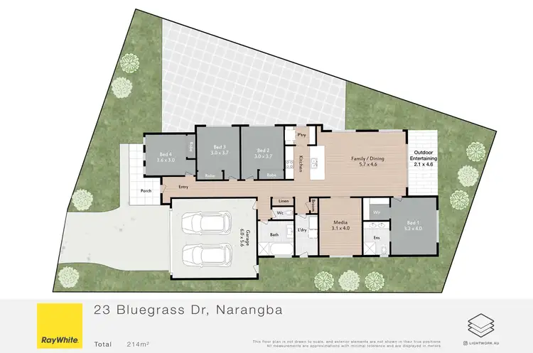 Floorplan of Homely other listing, 23 Bluegrass Drive, Narangba QLD 4504