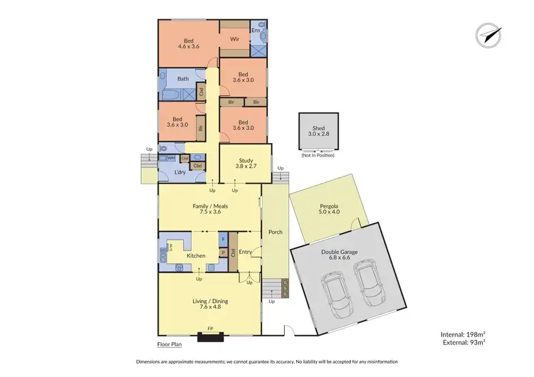 Floorplan of Homely house listing, 3 Chagall Court, Scoresby VIC 3179