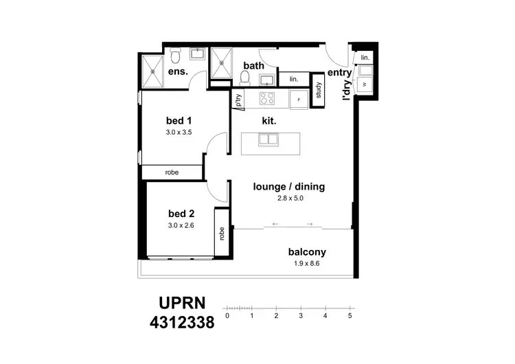 Floorplan of Homely unit listing, Address available on request