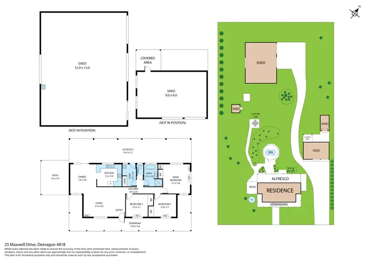 Floorplan of Homely house listing, 25 Maxwell Drive, Deeragun QLD 4818
