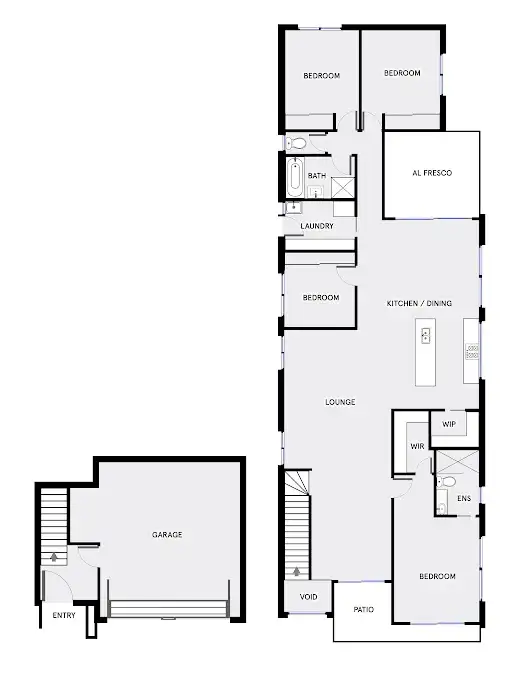Floorplan of Homely house listing, 20B Wilkinson Street, Flynn ACT 2615