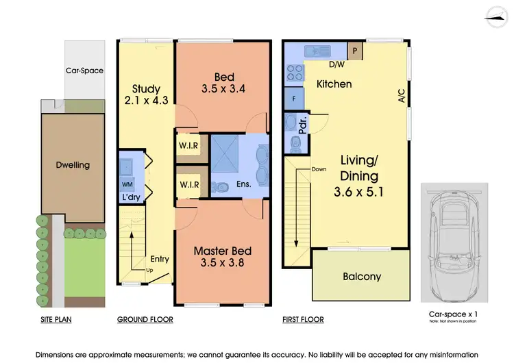 Floorplan of Homely townhouse listing, 2/9 Tulip Crescent, Boronia VIC 3155