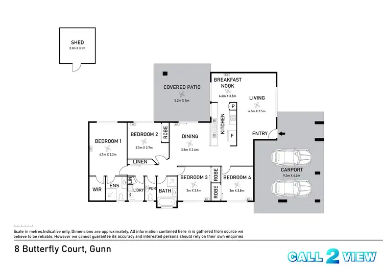 Floorplan of Homely house listing, 8 Butterfly Court, Gunn NT 832