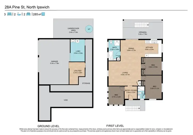 Floorplan of Homely house listing, 28A Pine Street, North Ipswich QLD 4305