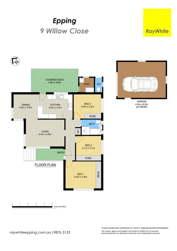Floorplan of Homely house listing, 9 Willow Close, Epping NSW 2121