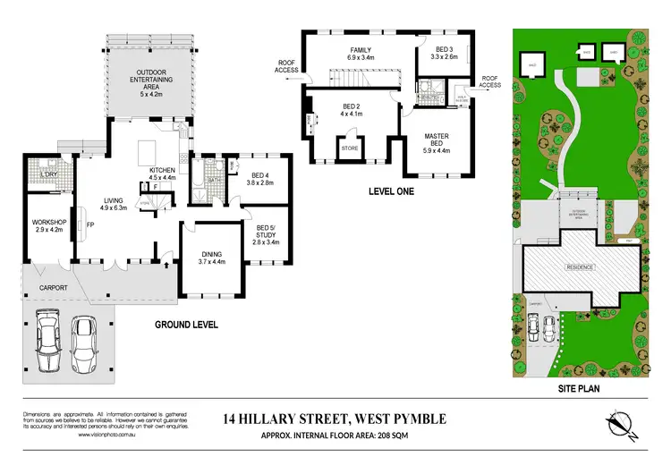 Floorplan of Homely house listing, 14 Hillary Street, West Pymble NSW 2073