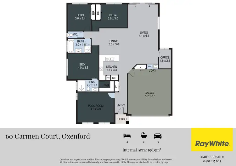 Floorplan of Homely house listing, 60 Carmen Court, Oxenford QLD 4210