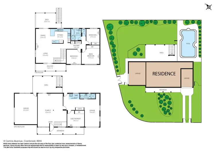 Floorplan of Homely house listing, 4 Camira Avenue, Cranbrook QLD 4814
