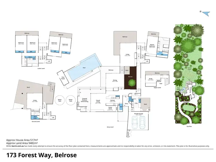 Floorplan of Homely rural property listing, 173 Forest Way, Belrose NSW 2085