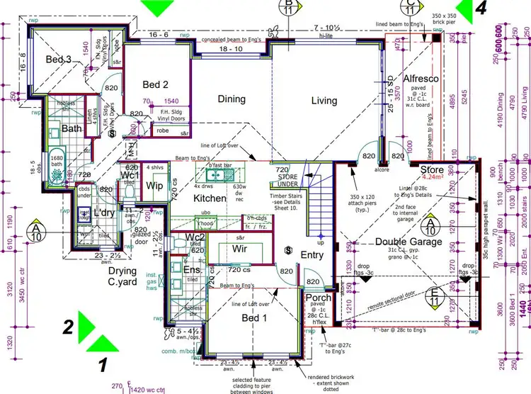 Floorplan of Homely house listing, 42 Chrysoberyl View, Australind WA 6233