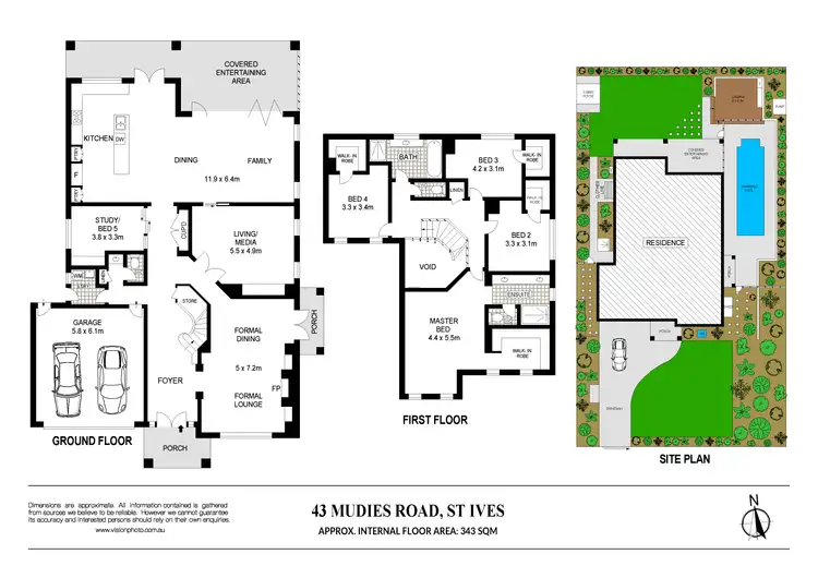 Floorplan of Homely house listing, 43 Mudies Road, St Ives NSW 2075