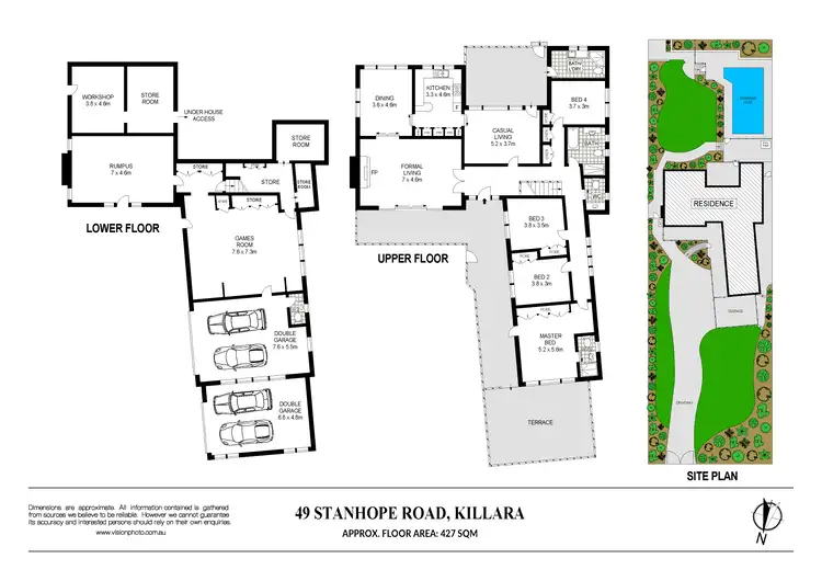 Floorplan of Homely house listing, 49 Stanhope Road, Killara NSW 2071