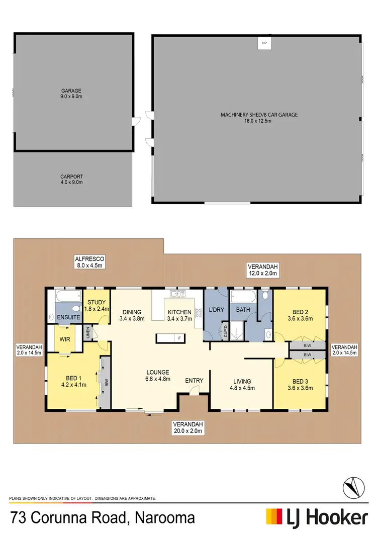 Floorplan of Homely rural property listing, 73 Corunna Road, Narooma NSW 2546