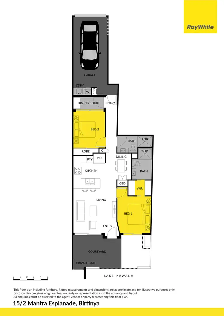 Floorplan of Homely townhouse listing, 15/2 Mantra Esplanade, Birtinya QLD 4575