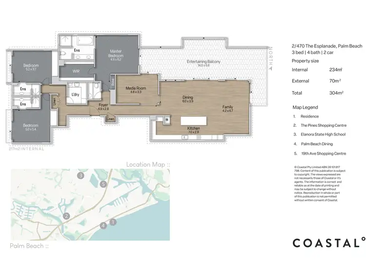 Floorplan of Homely apartment listing, 2/470 The Esplanade, Palm Beach QLD 4221