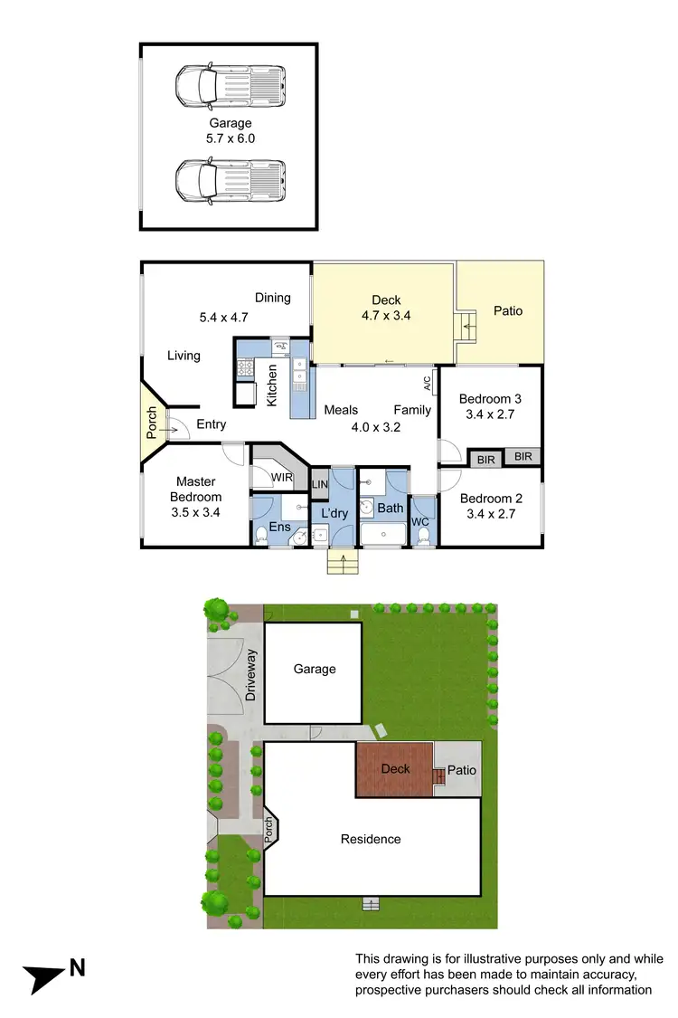 Floorplan of Homely house listing, 7 Clematis Street, Glen Waverley VIC 3150