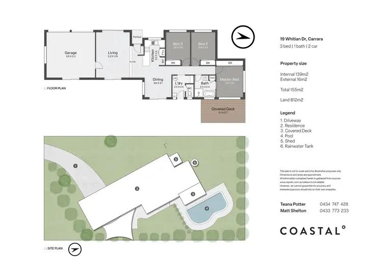 Floorplan of Homely house listing, 19 Whitian Drive, Carrara QLD 4211