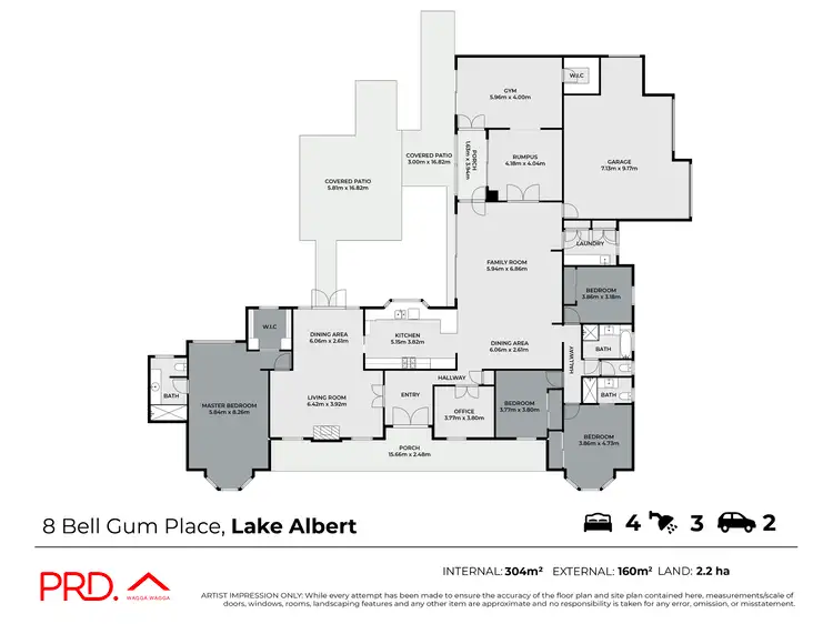 Floorplan of Homely house listing, 8 Bell Gum Place, Lake Albert NSW 2650