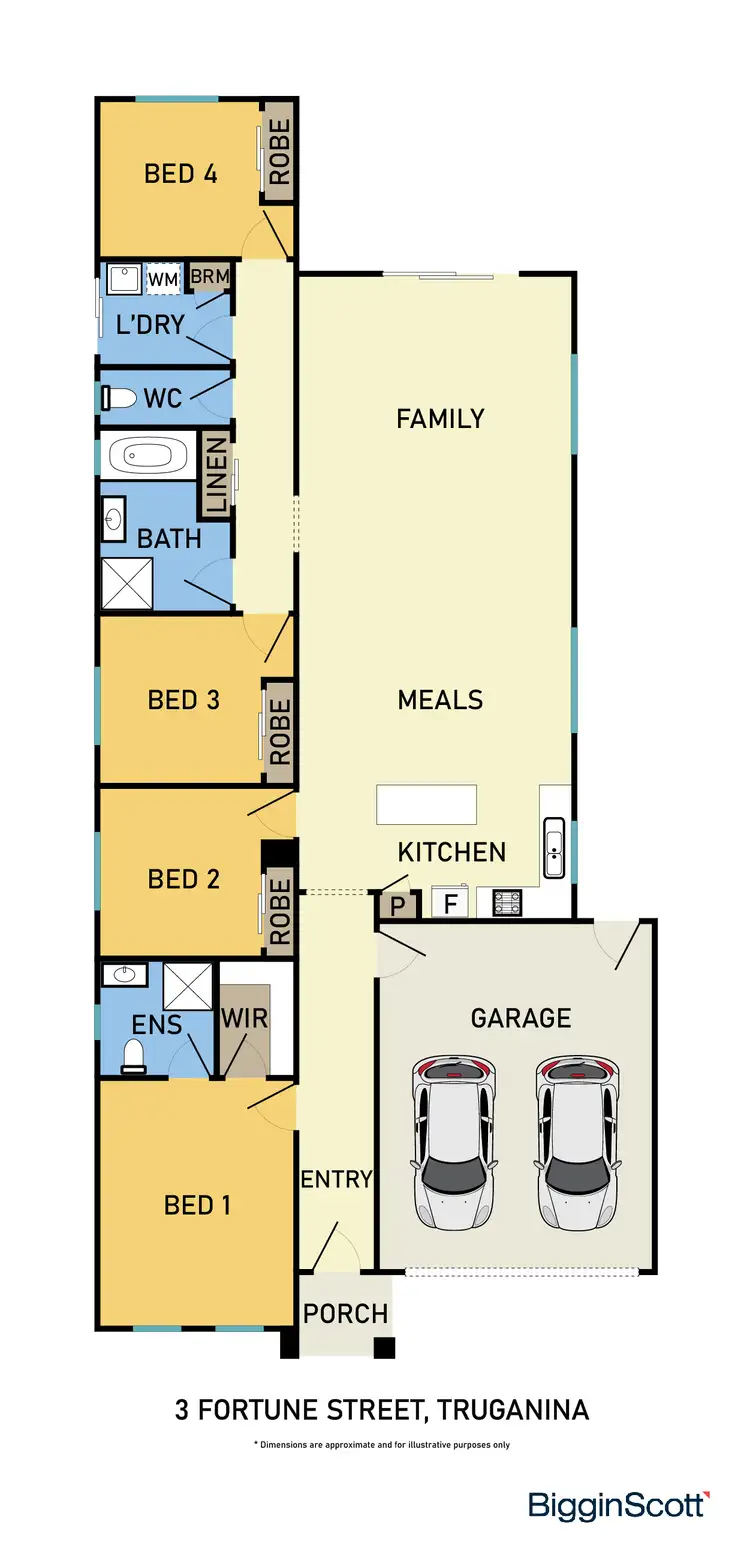 Floorplan of Homely house listing, 3 Fortune Street, Truganina VIC 3029