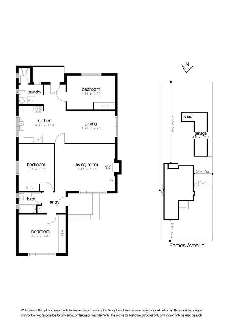 Floorplan of Homely house listing, 3 Eames Avenue, Brooklyn VIC 3012